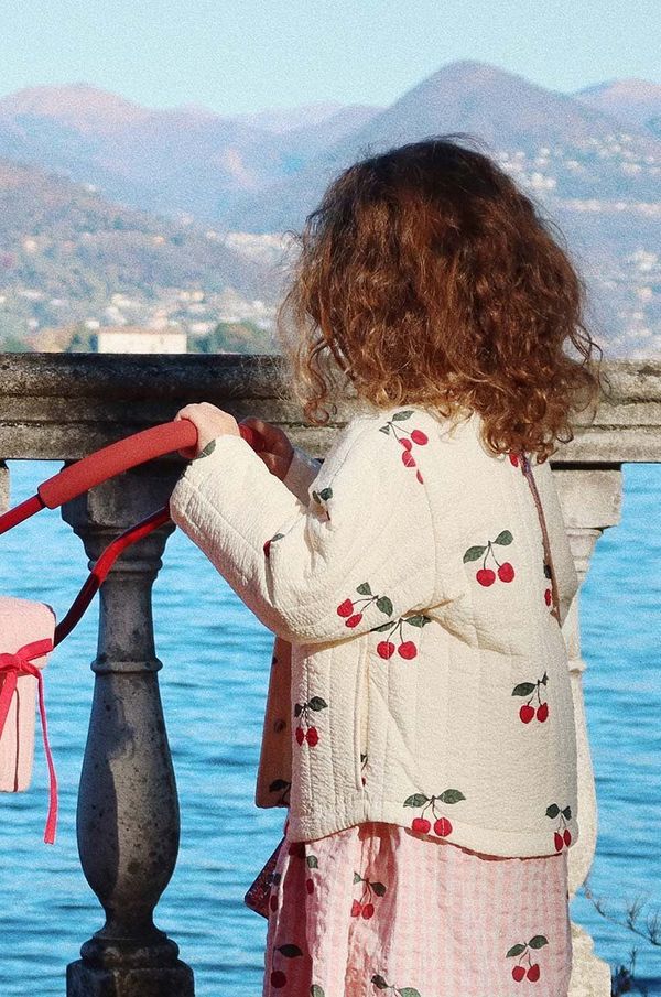 Konges Sløjd Dječja jakna Konges Sløjd LUNELLA QUILTED JACKET GOTS boja: bež, KS101577