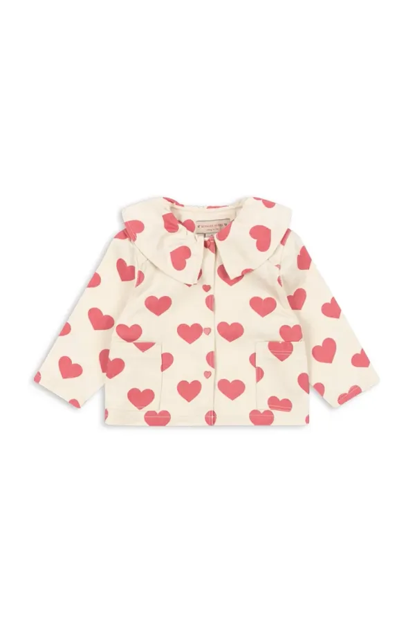 Konges Sløjd Dječja jakna Konges Sløjd MAGOT COLLAR JACKET GOTS boja: bež, KS103364