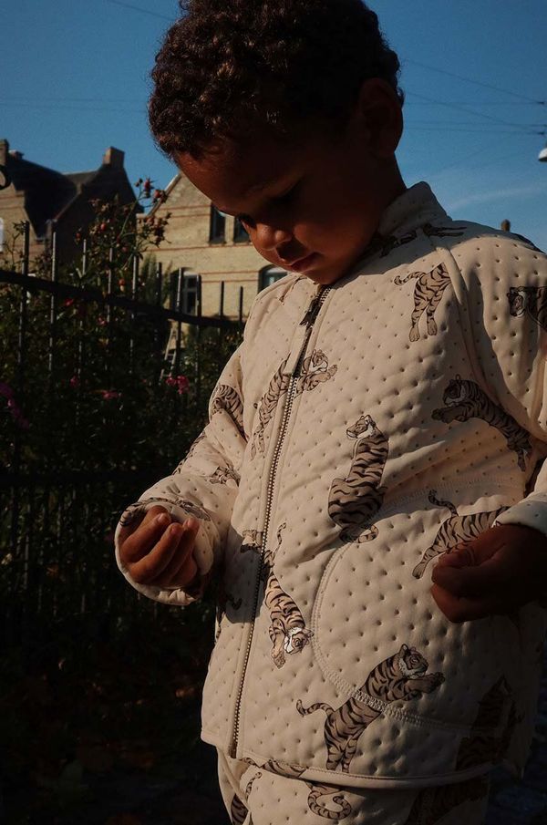 Konges Sløjd Dječja jakna Konges Sløjd THERMO JACKET GRS boja: smeđa, KS101239