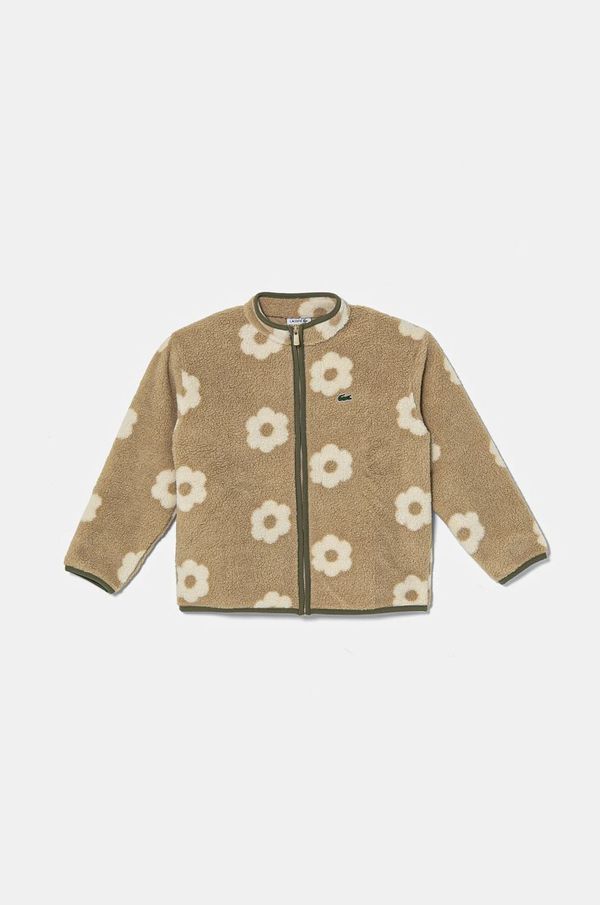 Lacoste Dječja jakna Lacoste boja: bež, BJ2541