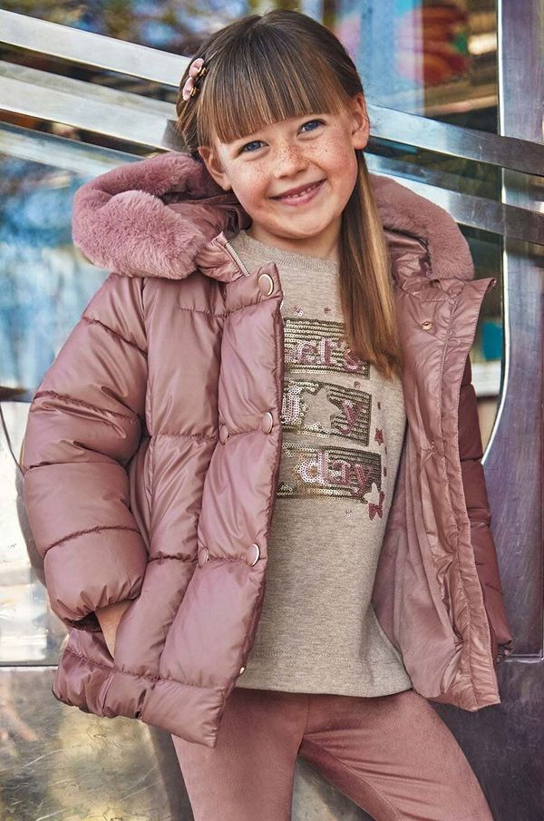 Mayoral Dječja jakna Mayoral boja: ružičasta, 4489