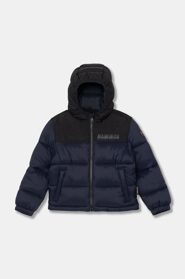 Napapijri Dječja jakna Napapijri A-HORNELEN boja: tamno plava, NP0A4HJS1761
