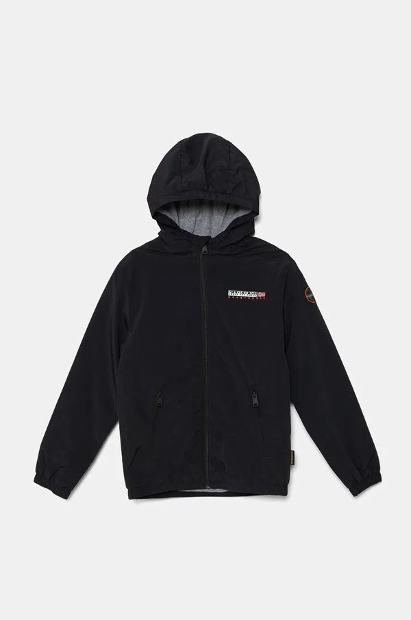 Napapijri Dječja jakna Napapijri A-SCOTT boja: crna, NP0A4HJR0411