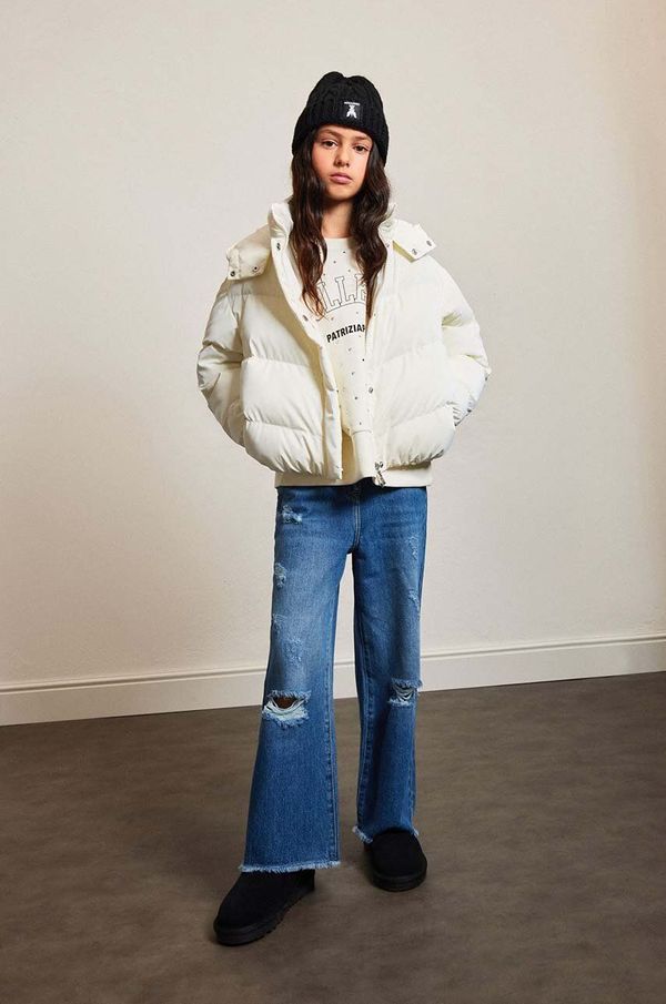 Patrizia Pepe Dječja jakna Patrizia Pepe A469 boja: bijela, 7O0030