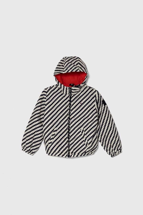 Tommy Hilfiger Dječja jakna Tommy Hilfiger boja: tamno plava