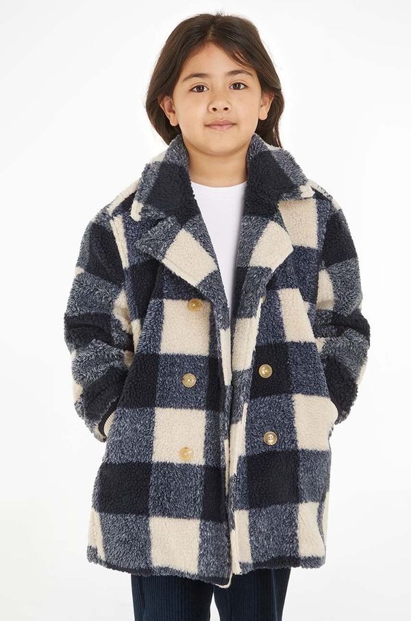 Tommy Hilfiger Dječja jakna Tommy Hilfiger boja: tamno plava