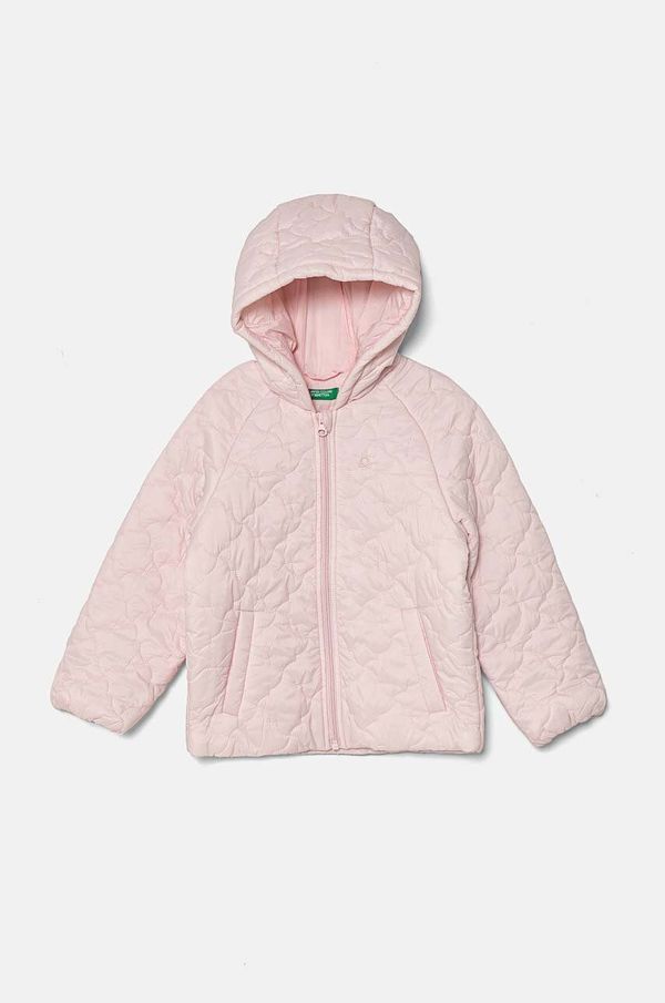 United Colors of Benetton Dječja jakna United Colors of Benetton boja: ružičasta, 2MJAGN031