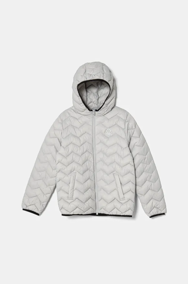 United Colors of Benetton Dječja jakna United Colors of Benetton boja: siva, 2TWDCN04V