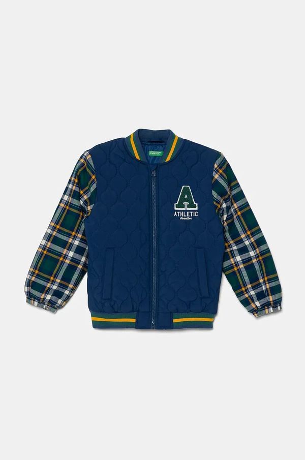 United Colors of Benetton Dječja jakna United Colors of Benetton boja: tamno plava, 240XGN02U