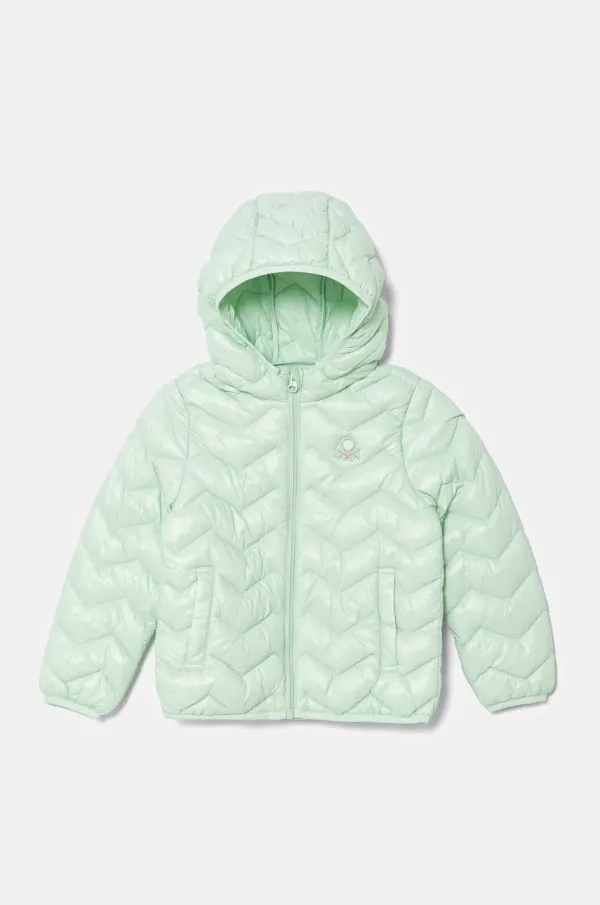 United Colors of Benetton Dječja jakna United Colors of Benetton boja: zelena, 21INGN02Z