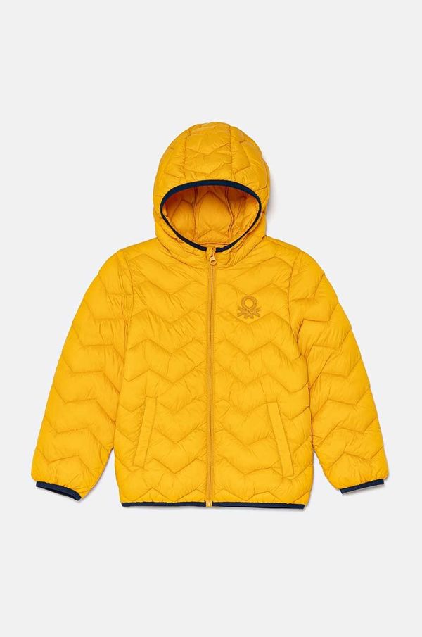 United Colors of Benetton Dječja jakna United Colors of Benetton boja: žuta, 2TWDGN02V