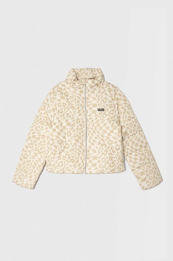 Vans Dječja jakna Vans VN0A7YVRBSM1 FOUNDRY PUFFER PRINT MT boja: bež