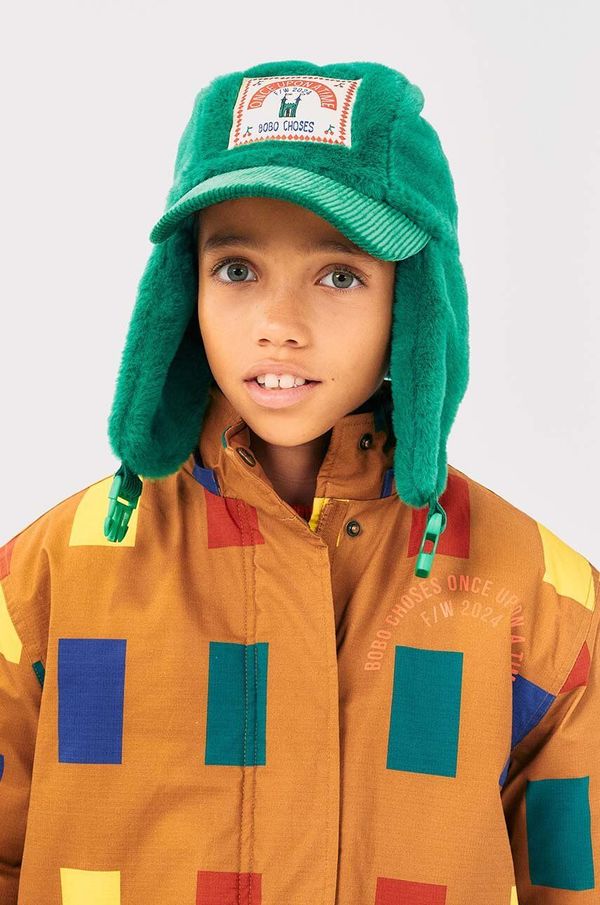 Bobo Choses Dječja kapa Bobo Choses boja: zelena, 224AI037