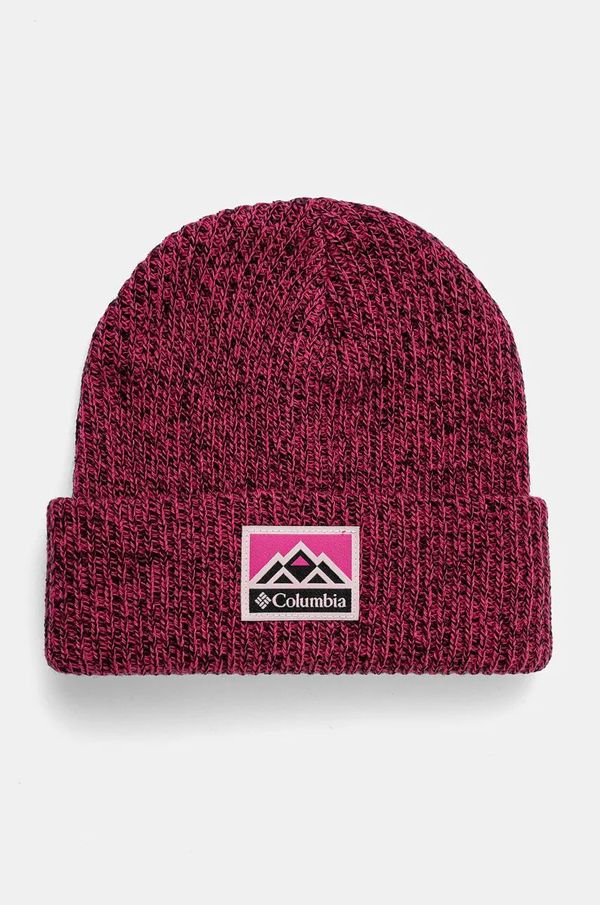 Columbia Dječja kapa Columbia Whirlibird Cuffed boja: ružičasta, 2011061