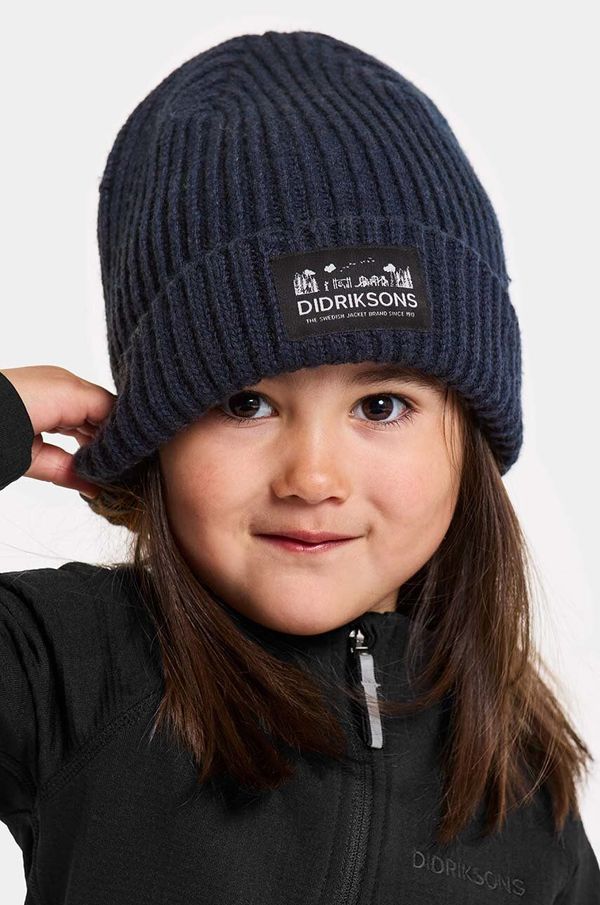 Didriksons Dječja kapa Didriksons BUS KDS BEANIE boja: tamno plava