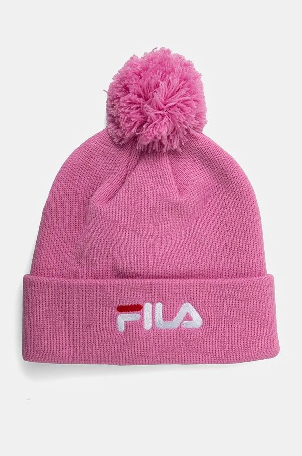 Fila Dječja kapa Fila BASUO boja: ružičasta, FCK0030