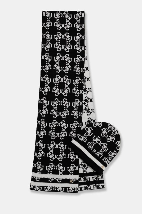 Guess Dječja kapa i šal Guess boja: crna, J4BZ04 Z3H40