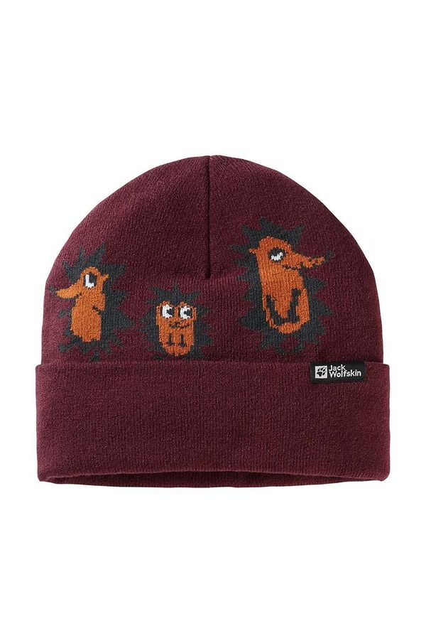 Jack Wolfskin Dječja kapa Jack Wolfskin boja: bordo