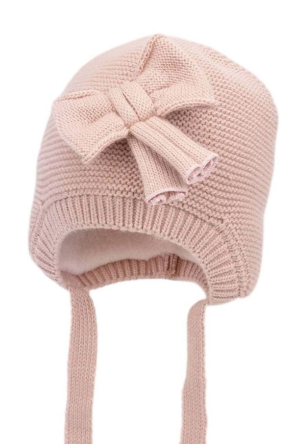 Jamiks Dječja kapa Jamiks AMARIA boja: ružičasta, od tanke pletenine, JZH230