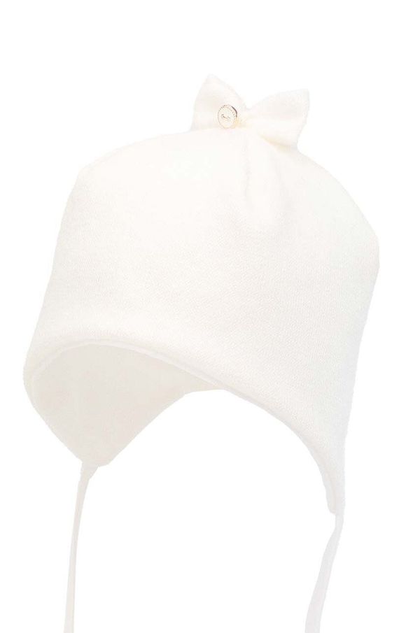 Jamiks Dječja kapa Jamiks CELIA boja: bež, od tanke pletenine, JZH285