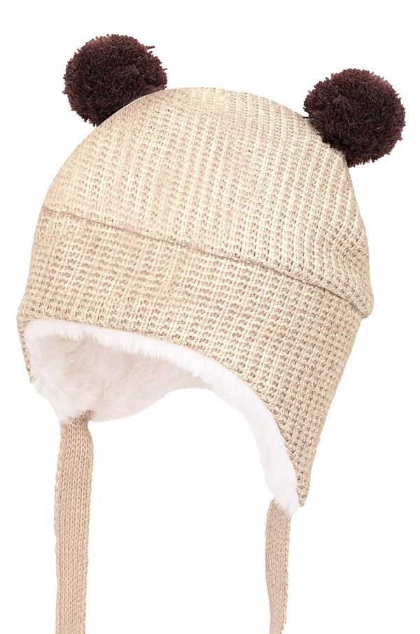 Jamiks Dječja kapa Jamiks COMO boja: bež, JZH249