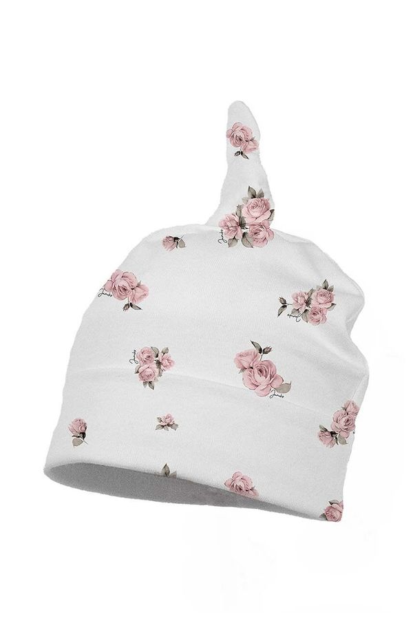 Jamiks Dječja kapa Jamiks MALENE boja: bijela, od tanke pletenine