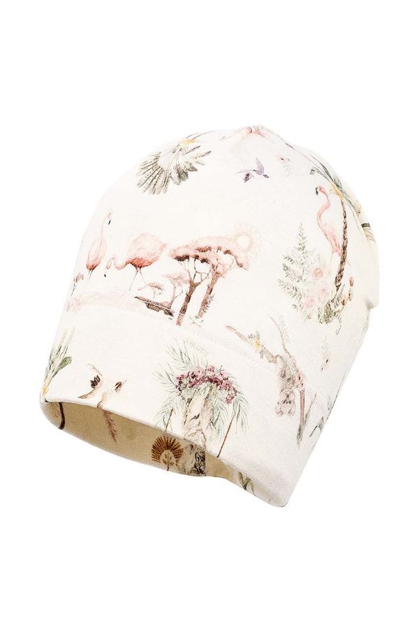 Jamiks Dječja kapa Jamiks TORIL boja: bež, od tanke pletenine