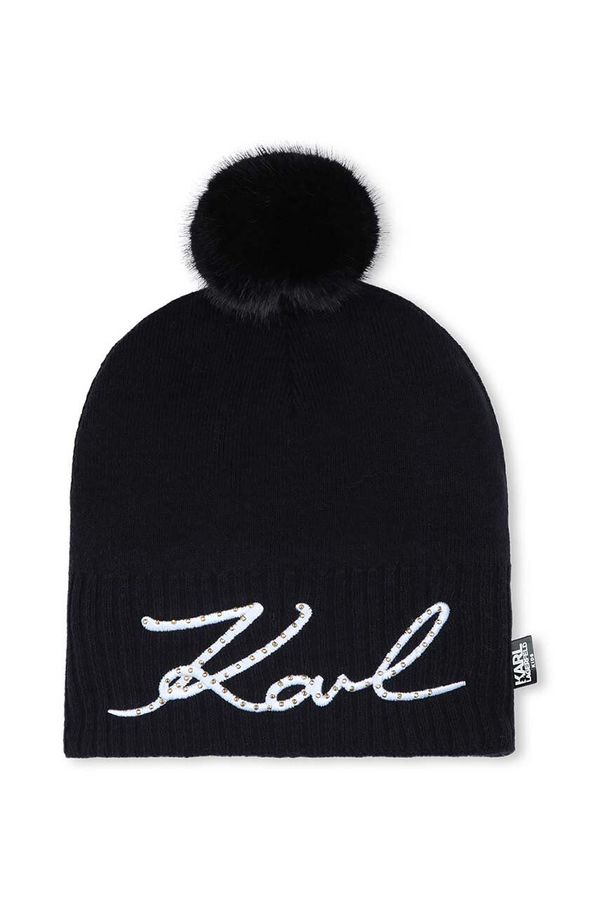 Karl Lagerfeld Dječja kapa Karl Lagerfeld boja: crna, Z30331