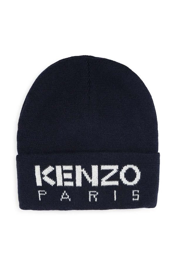 Kenzo kids Dječja kapa Kenzo Kids boja: tamno plava, K60604