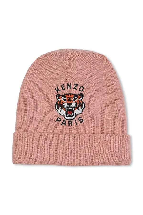 Kenzo kids Dječja kapa s dodatkom kašmira Kenzo Kids