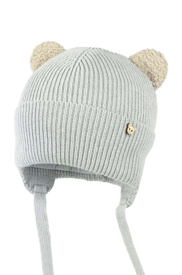 Jamiks Dječja kapa s dodatkom vune Jamiks EDITH boja: siva, JZH449