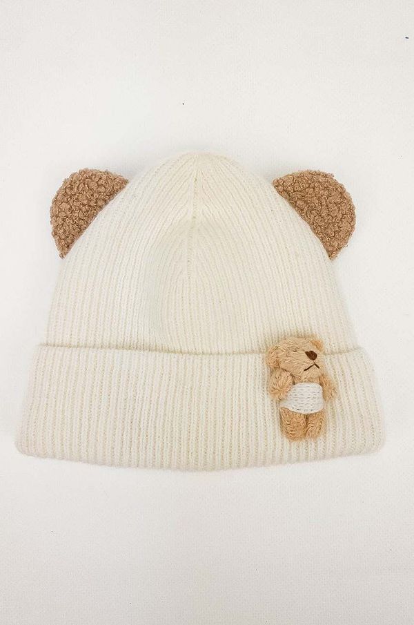 Jamiks Dječja kapa s dodatkom vune Jamiks ENES boja: bež, JZH054