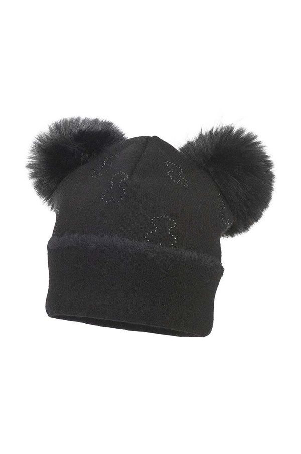 Jamiks Dječja kapa s dodatkom vune Jamiks MAES IIA boja: crna, JZH197