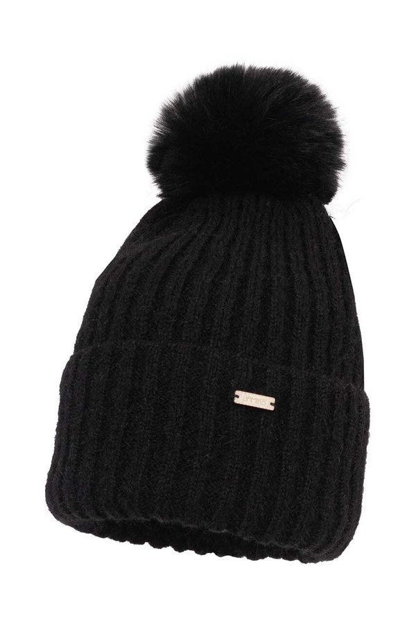 Jamiks Dječja kapa s dodatkom vune Jamiks SANDRA boja: crna, JZH338