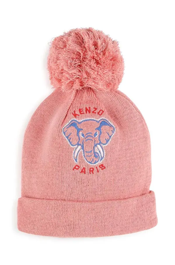 Kenzo kids Dječja kapa s dodatkom vune Kenzo Kids