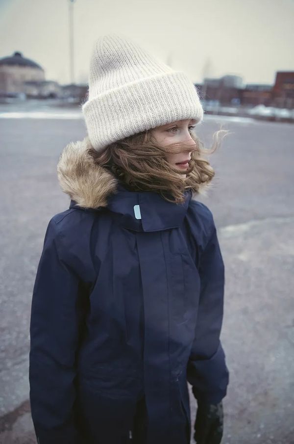 Reima Dječja kapa s dodatkom vune Reima Pilvinen boja: bijela, 5300091B