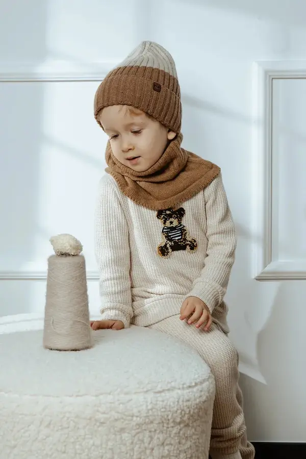 Jamiks Dječja kapa s vunom Jamiks RICARDIN