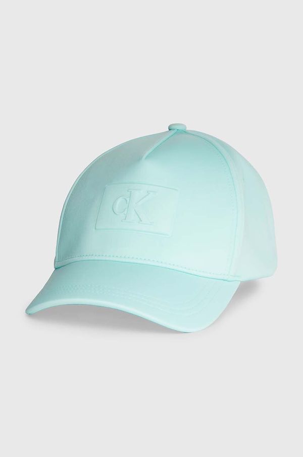 Calvin Klein Jeans Dječja kapa sa šiltom Calvin Klein Jeans od tanke pletenine