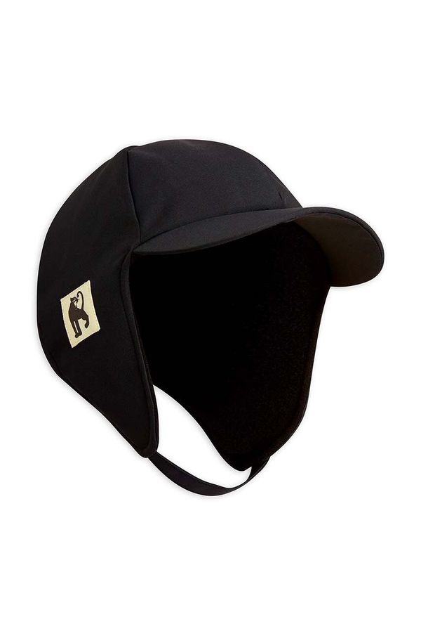 Mini Rodini Dječja kapa sa šiltom Mini Rodini Alaska boja: crna, s tiskom, 1100026999