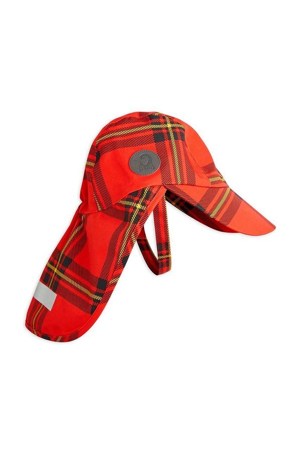 Mini Rodini Dječja kapa sa šiltom Mini Rodini boja: crvena, s uzorkom, 1100015442