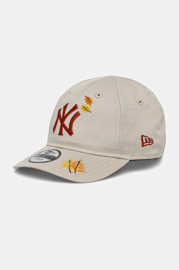 New Era Dječja kapa sa šiltom New Era NEW YORK YANKEES boja: bež, s aplikacijom, 60565301