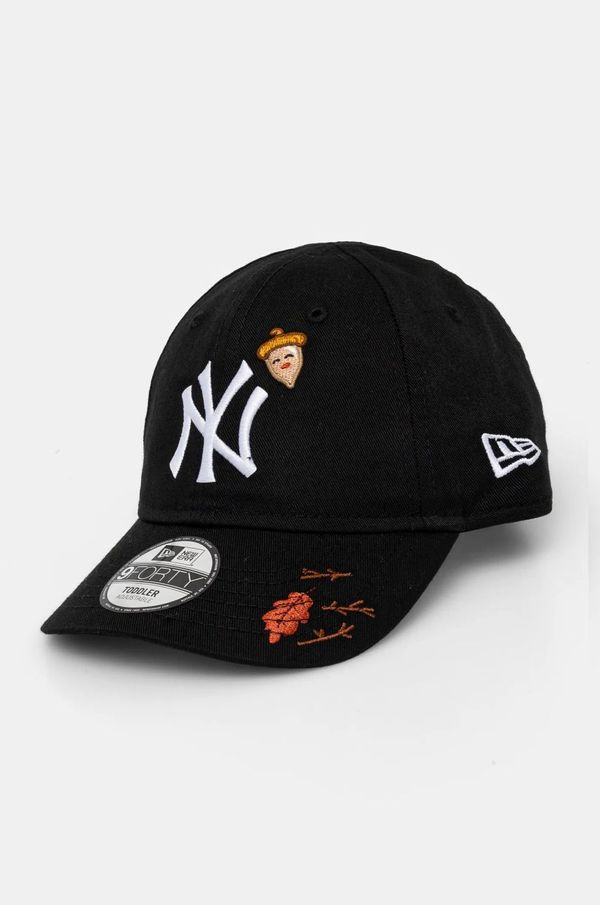 New Era Dječja kapa sa šiltom New Era NEW YORK YANKEES boja: crna, s aplikacijom, 60565303