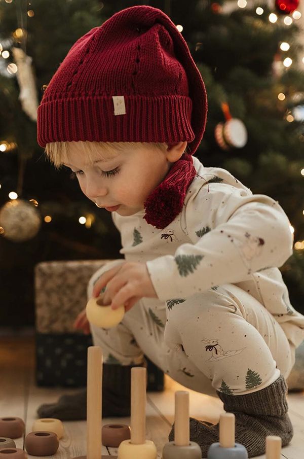 That's mine Dječja kapa That's mine Noël boja: bordo, od tanke pletenine