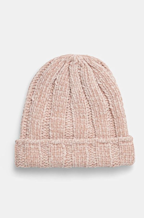 United Colors of Benetton Dječja kapa United Colors of Benetton boja: bež, od tanke pletenine, 13HHHA009