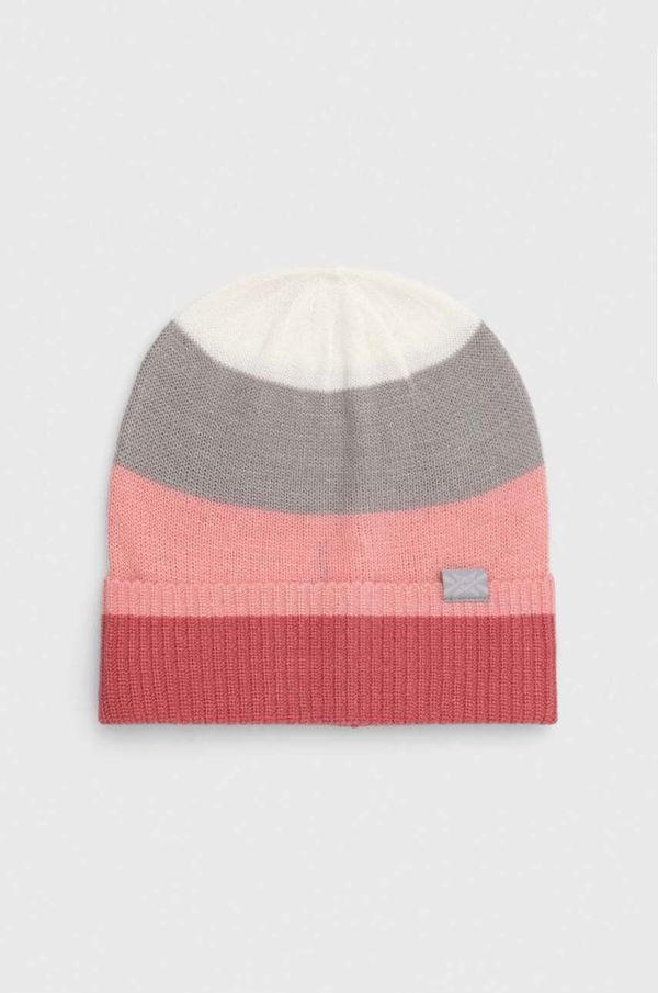 United Colors of Benetton Dječja kapa United Colors of Benetton boja: ružičasta, od tanke pletenine