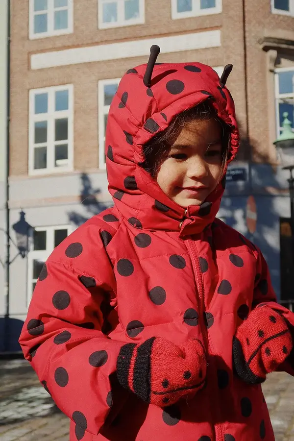 Konges Sløjd Dječja kišna jakna Konges Sløjd NUKA LADYBUG JACKET GRS
