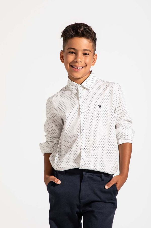Coccodrillo Dječja košulja Coccodrillo boja: bijela, BACK TO SCHOOL BOY