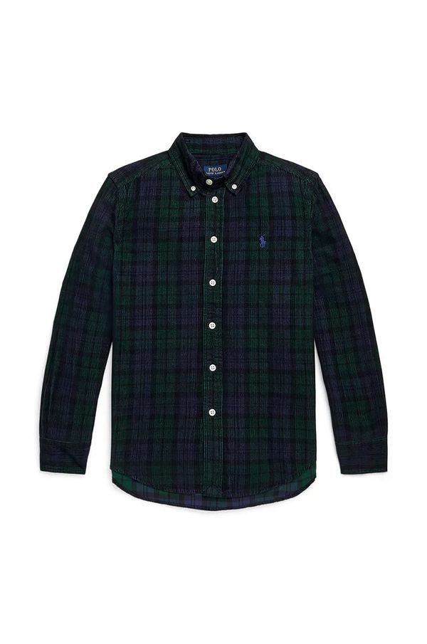 Polo Ralph Lauren Dječja košulja Polo Ralph Lauren boja: tamno plava, 323878883001