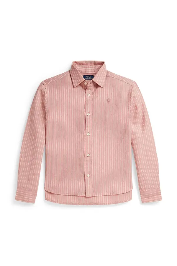 Polo Ralph Lauren Dječja košulja s dodatkom lana Polo Ralph Lauren