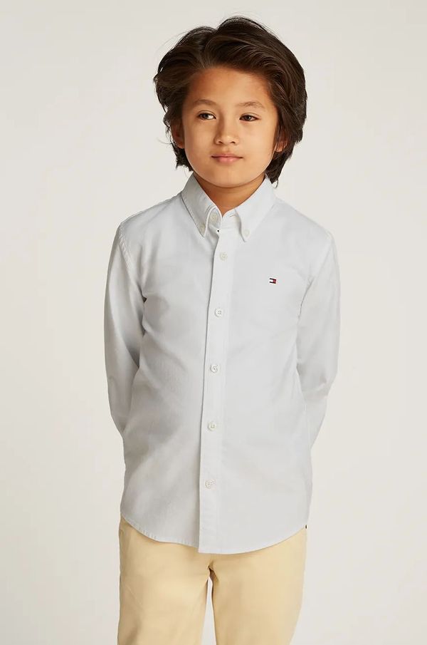 Tommy Hilfiger Dječja košulja Tommy Hilfiger boja: bijela, KB0KB08728